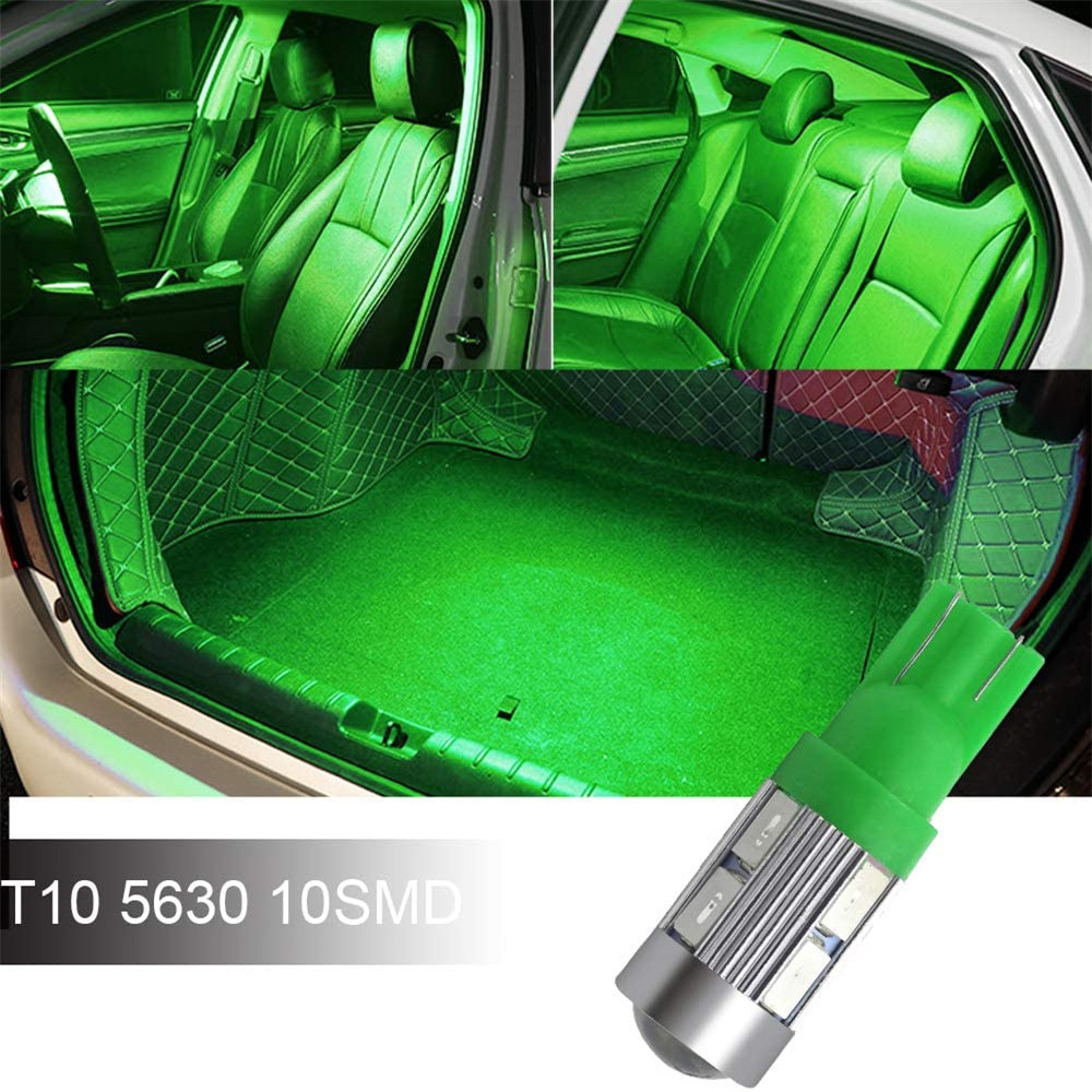 4x T10 5630 10smd Led Light W5W T10 Wedge Led Bulbs Car Lights Bulb