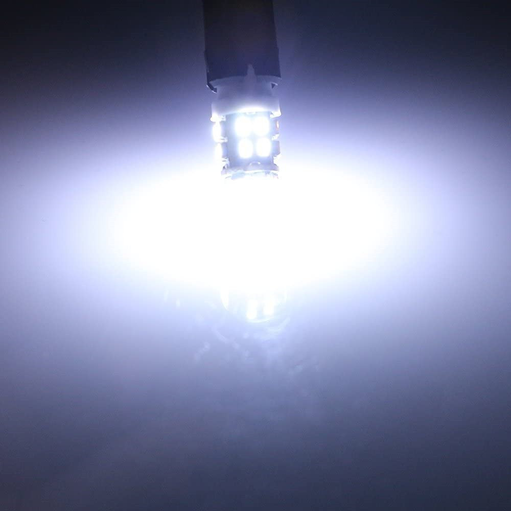 10x 24V W5W LED Bulb Cool White T10 Bulbs for License Plate Car Interior Lights
