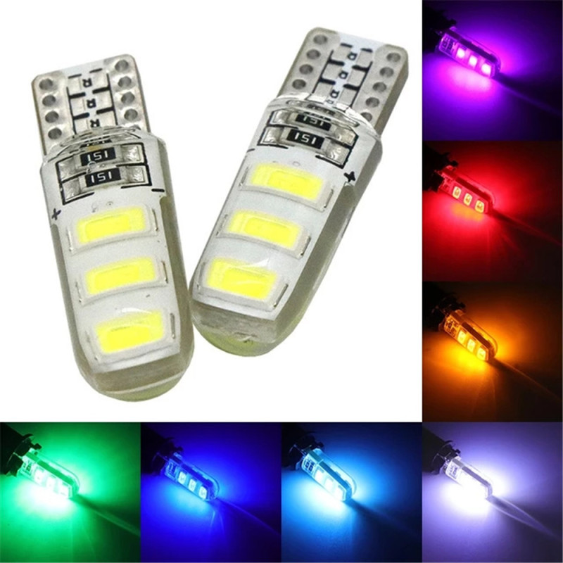 10x T10 W5W LED Car Light Canbus NO OBC ERROR Lamp Parking Bulb Reading Lamps