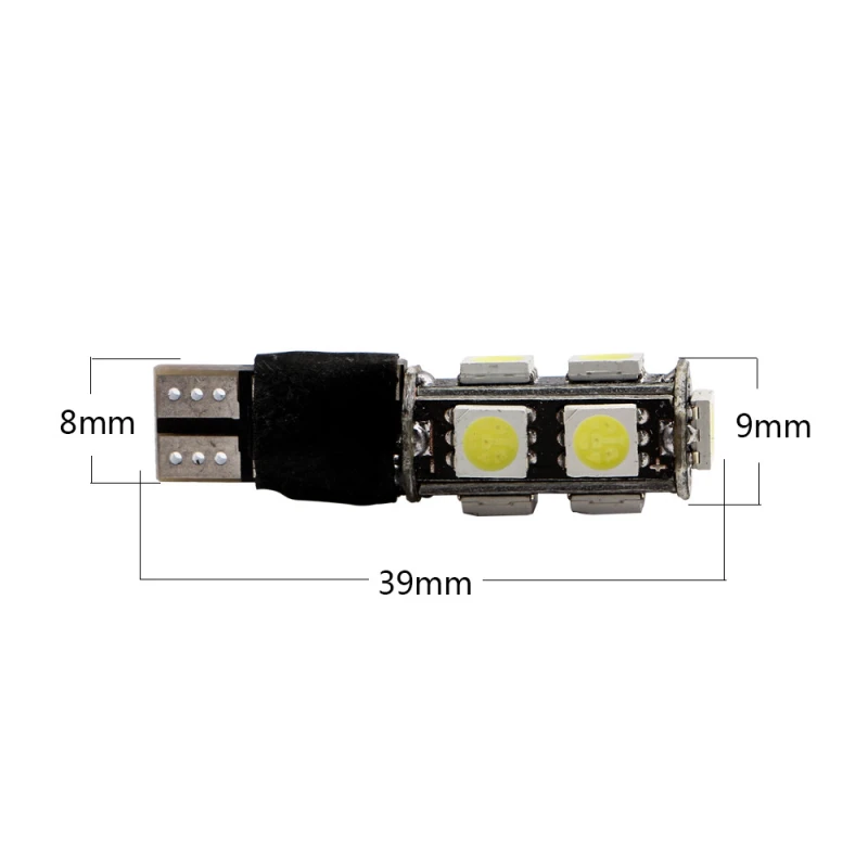 2x W5W Constant Strobe Flash T10 Canbus Led Bulb Auto Indicator Lights No Error Led Car Driving Lights