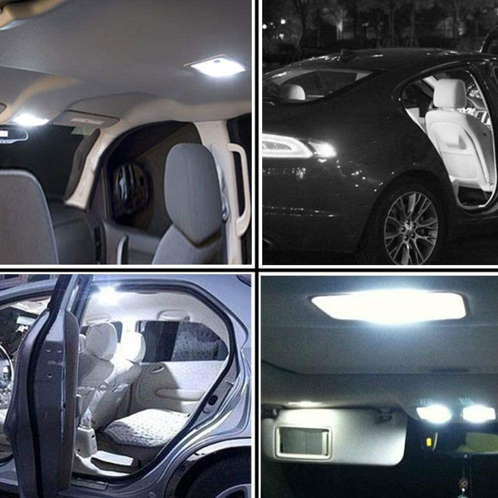 2x W5W Car LED T10 License Plate Illumination Light for Width Lights Reading Lamp Roof Bulbs