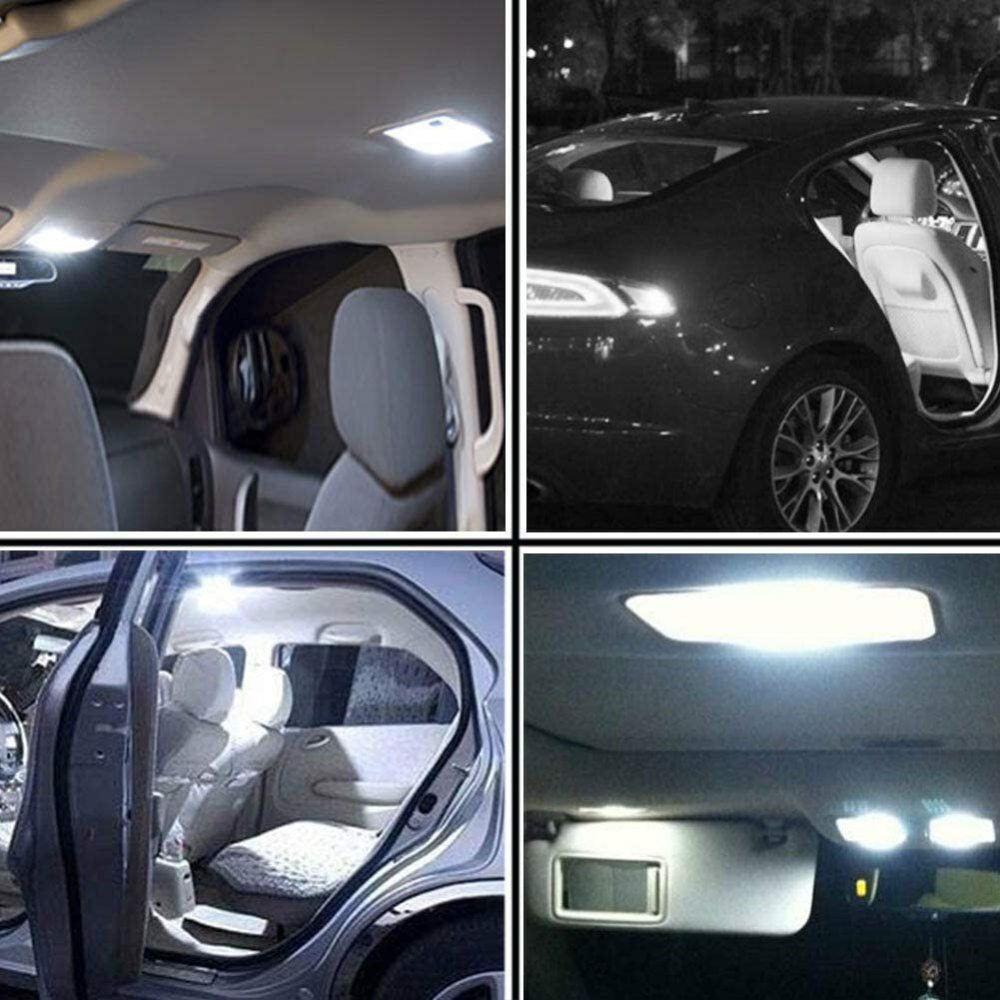 2x W5W Car LED T10 License Plate Illumination Light for Width Lights Reading Lamp Roof Bulbs