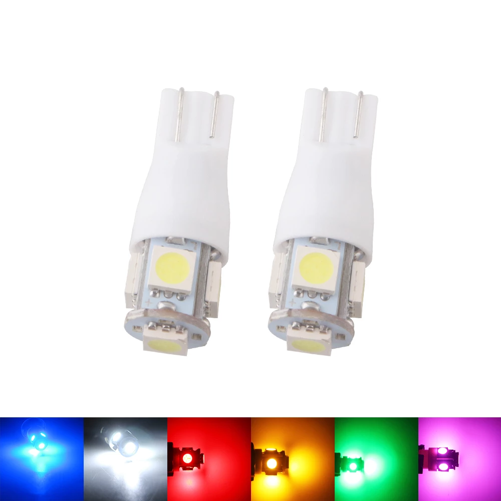 2x Strobe Flash W5W 194 T10 LED Bulb Auto Door Reading Clearance Signal Light