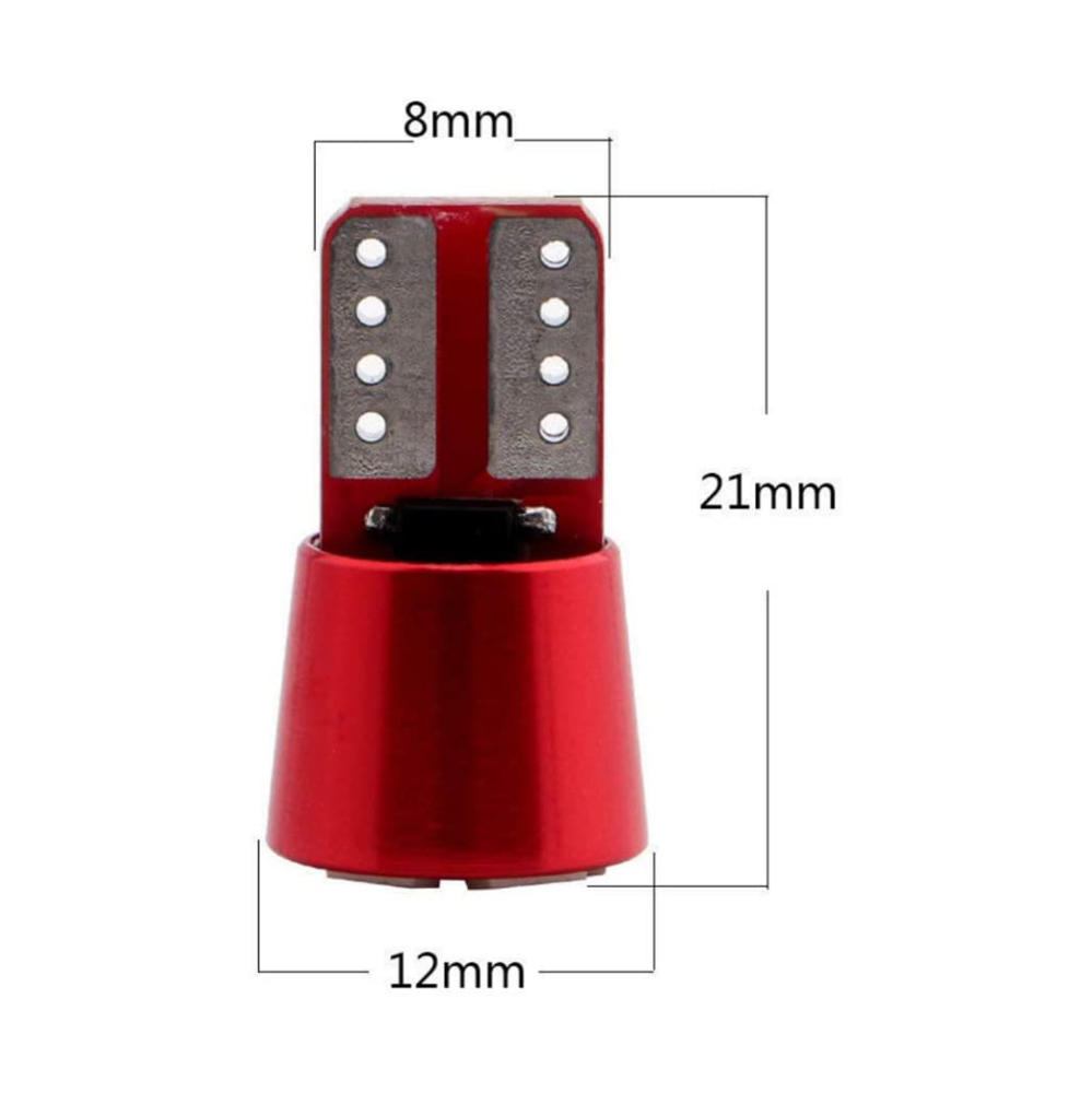 2x Car T10 Canbus LED Light for Car Interior Dome License Plate Trunk Parking Lights