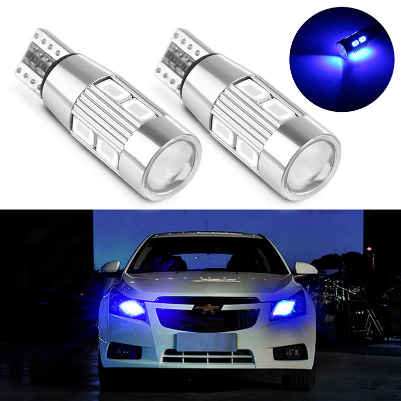 2x W5W Car LED T10 License Plate Illumination Light for Width Lights Reading Lamp Roof Bulbs