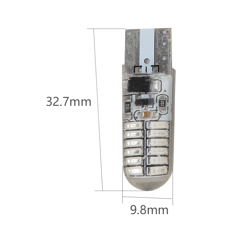 2x T10 PCB 194 168 W5W LED Clearance Lights 12V Flashing Lights