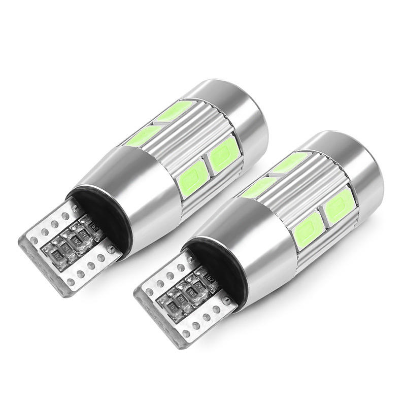 2x W5W Car LED T10 License Plate Illumination Light for Width Lights Reading Lamp Roof Bulbs