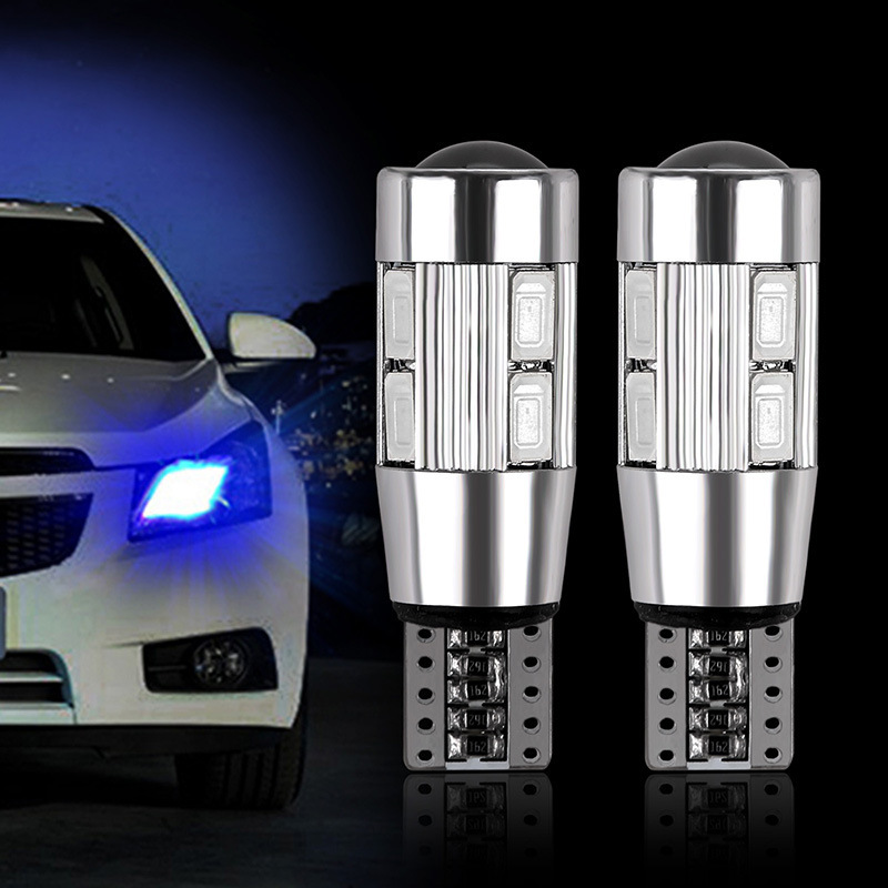 2x W5W Car LED T10 License Plate Illumination Light for Width Lights Reading Lamp Roof Bulbs