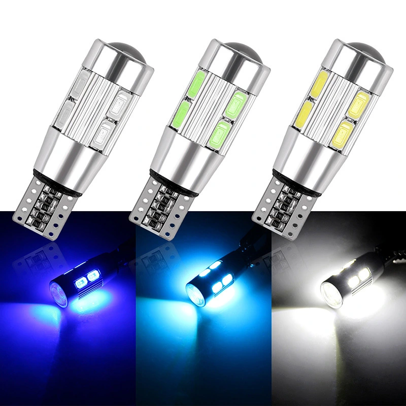 2x W5W Car LED T10 License Plate Illumination Light for Width Lights Reading Lamp Roof Bulbs