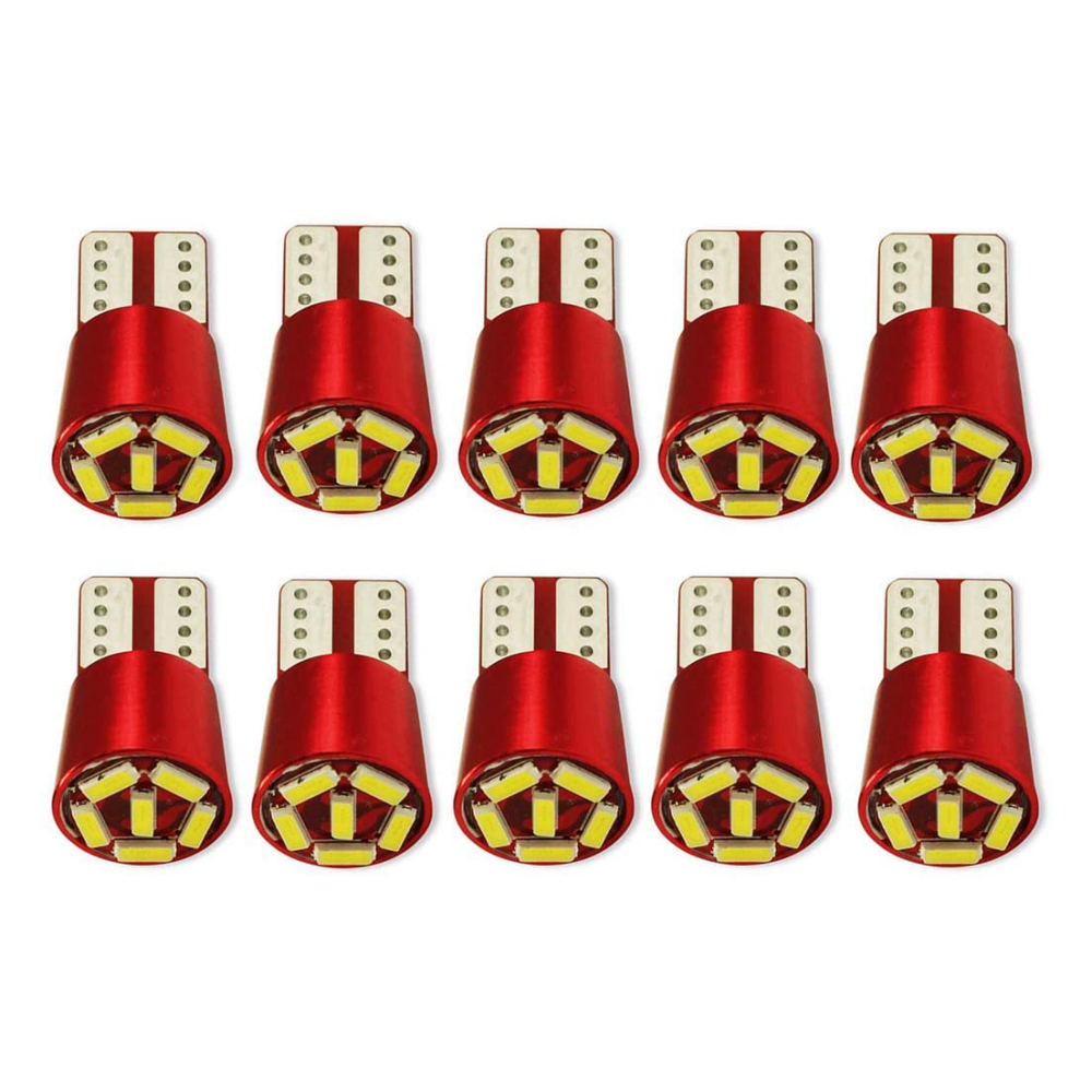 2x Car T10 Canbus LED Light for Car Interior Dome License Plate Trunk Parking Lights