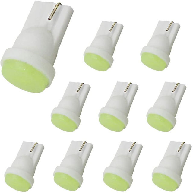 10x T10 LED Lights W5W LED Bulb for Car Interior Light Dashboard Map Dome Lamp
