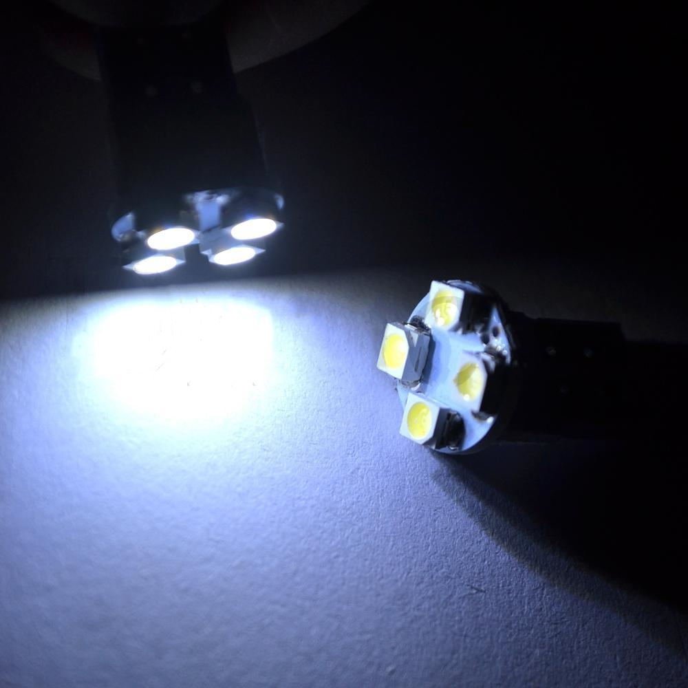 10x T10 Car LED Bulbs Signal Corner Door License Plate Lights Dome Bulbs Interior Lights