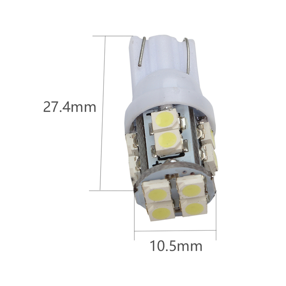2x T10 Led W5W Bulb for Car License Plate Clearance Lamp Reading Bulb