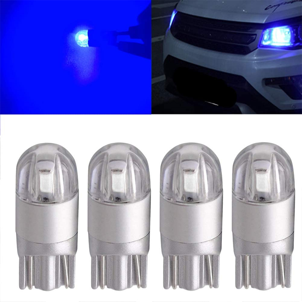 4x T10 LED W5W for License Plate Lights Courtesy Step Trunk Lamp Clearance Bulb
