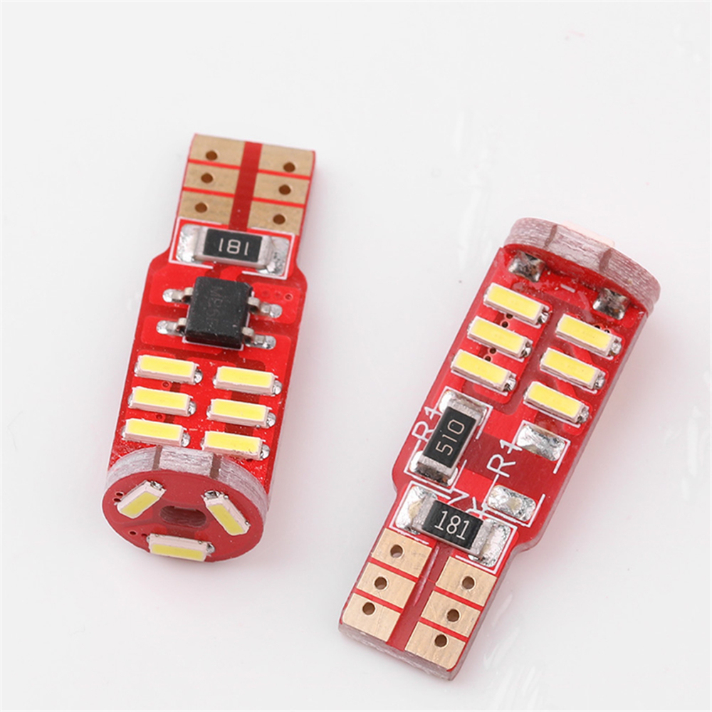 2x T10 W5W 168 194 Led Bulbs Canbus No error Clearance Parking Light No Polarity Reading Lights