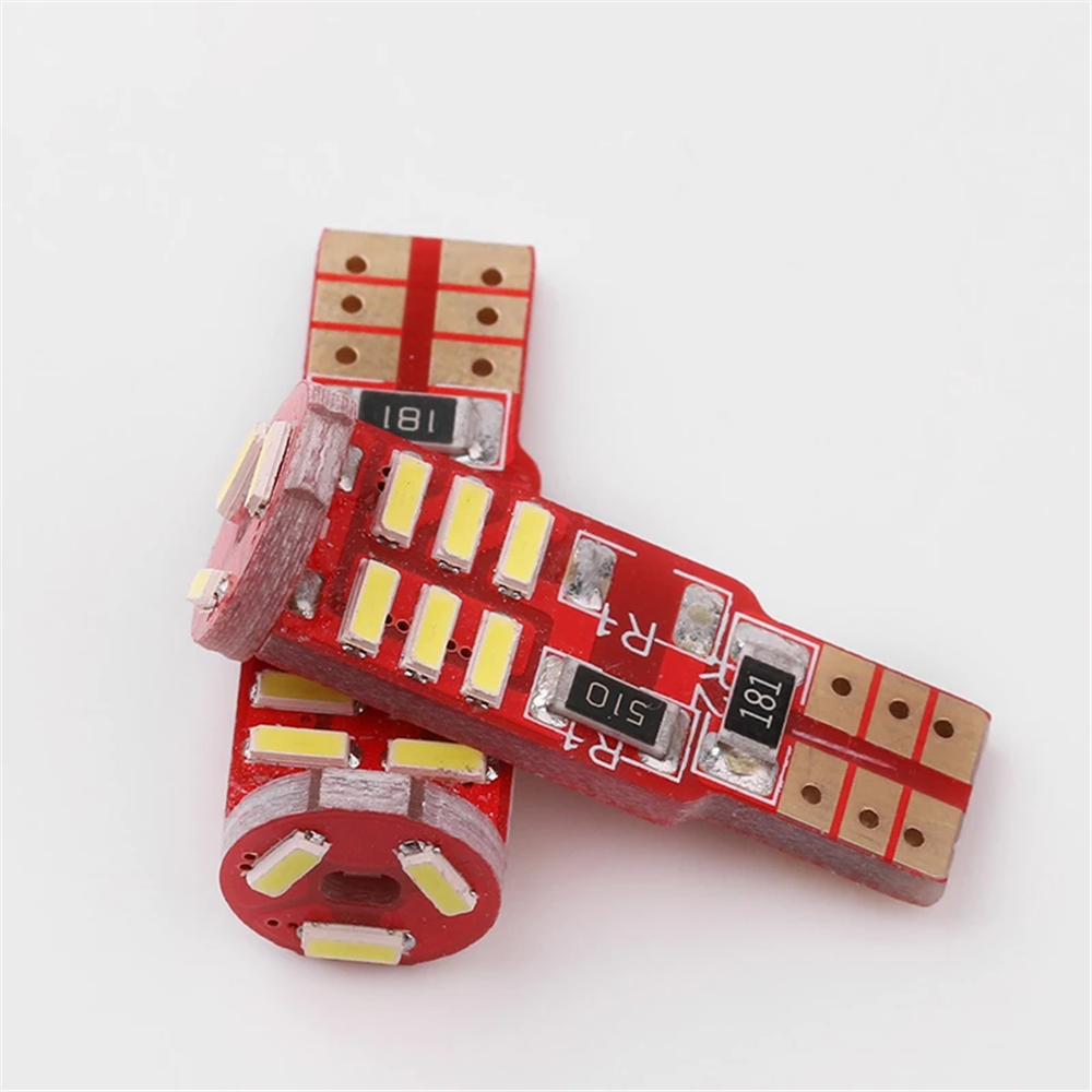 2x T10 W5W 168 194 Led Bulbs Canbus No error Clearance Parking Light No Polarity Reading Lights