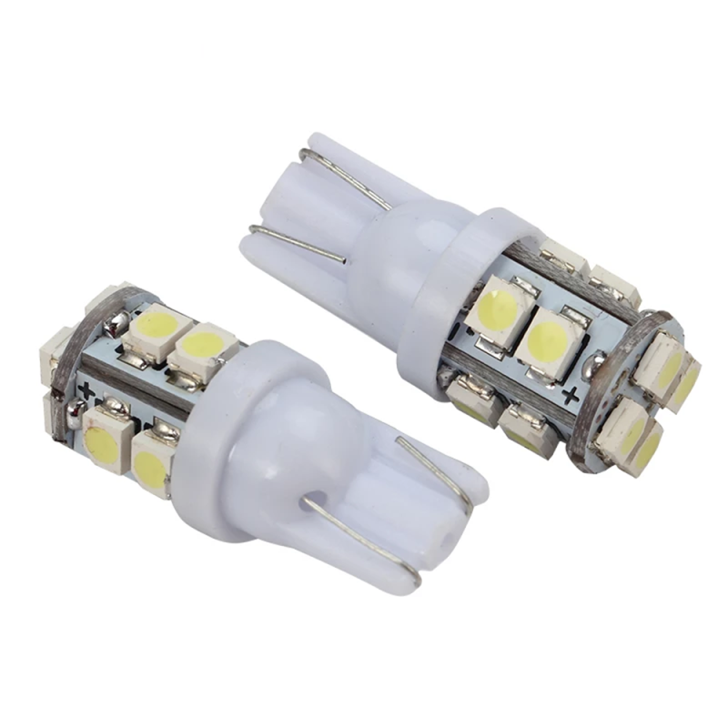 2x T10 Led W5W Bulb for Car License Plate Clearance Lamp Reading Bulb