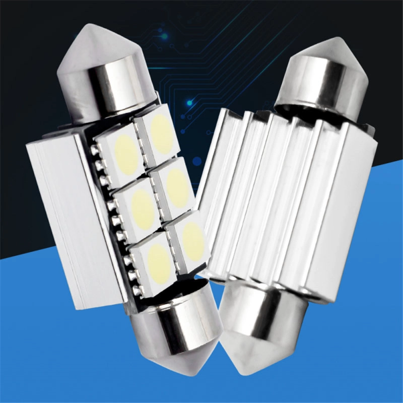 4x 36mm C5W c10w LED CANBUS Error Free Car License Plate lights Bulb Reading Dome Lamp