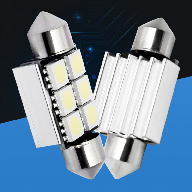 4x 36mm C5W c10w LED CANBUS Error Free Car License Plate lights Bulb Reading Dome Lamp