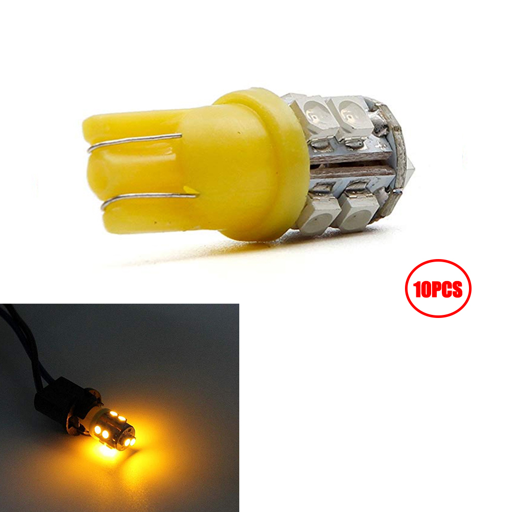 10x W5W T10 194 168 LED Car Clearance Wedge Bulbs Parking Lamp Tail Light