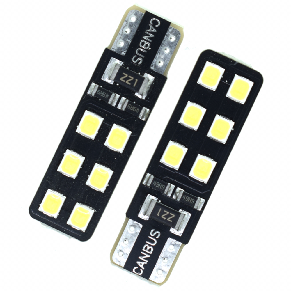 10x T10 LED W5W Canbus Lights 194 for Car Parking Side Light Clearance Lamp