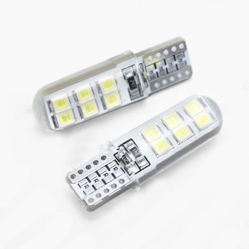 10x T10 LED Car Width Light Auto DC12V Door Lights License Plate Lamp