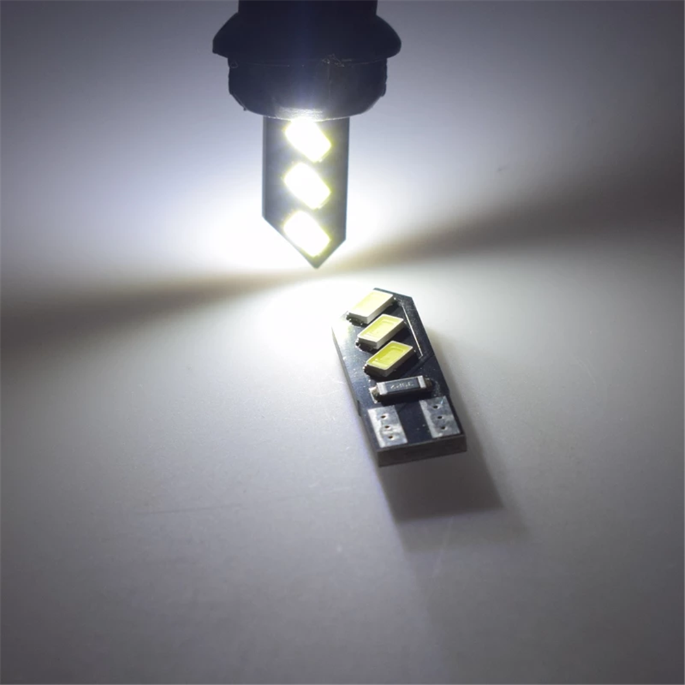 10x W5W T10 LED 194 168 501 Car License Plate Light Parking Bulb Lamp
