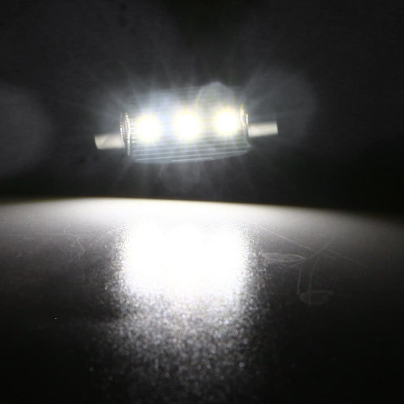 10x 31mm 36mm 39mm 41mm Festoon Light Car LED Interior Map Dome Lights Bulbs Non-Polarity (9-16V)