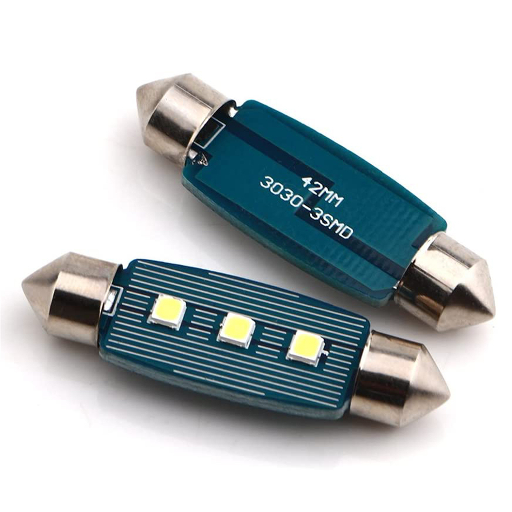 10x 31mm 36mm 39mm 41mm Festoon Light Car LED Interior Map Dome Lights Bulbs Non-Polarity (9-16V)