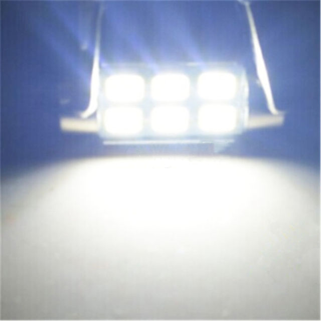 4x Festoon LED 31mm 36mm 39m 41mm C5W for Car Dome Reading Lights
