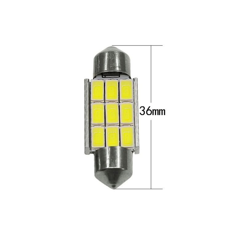 2x 36/39/42mm C5W C10W LED Festoon CANBUS NO Error Car Licence Plate Auto Dome Reading Lights