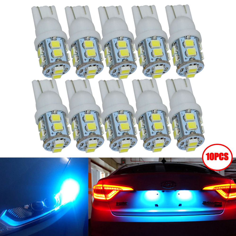 10x W5W T10 194 168 LED Car Clearance Wedge Bulbs Parking Lamp Tail Light