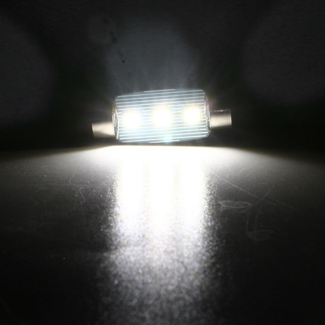 10x 31mm 36mm 39mm 41mm Festoon Light Car LED Interior Map Dome Lights Bulbs Non-Polarity (9-16V)