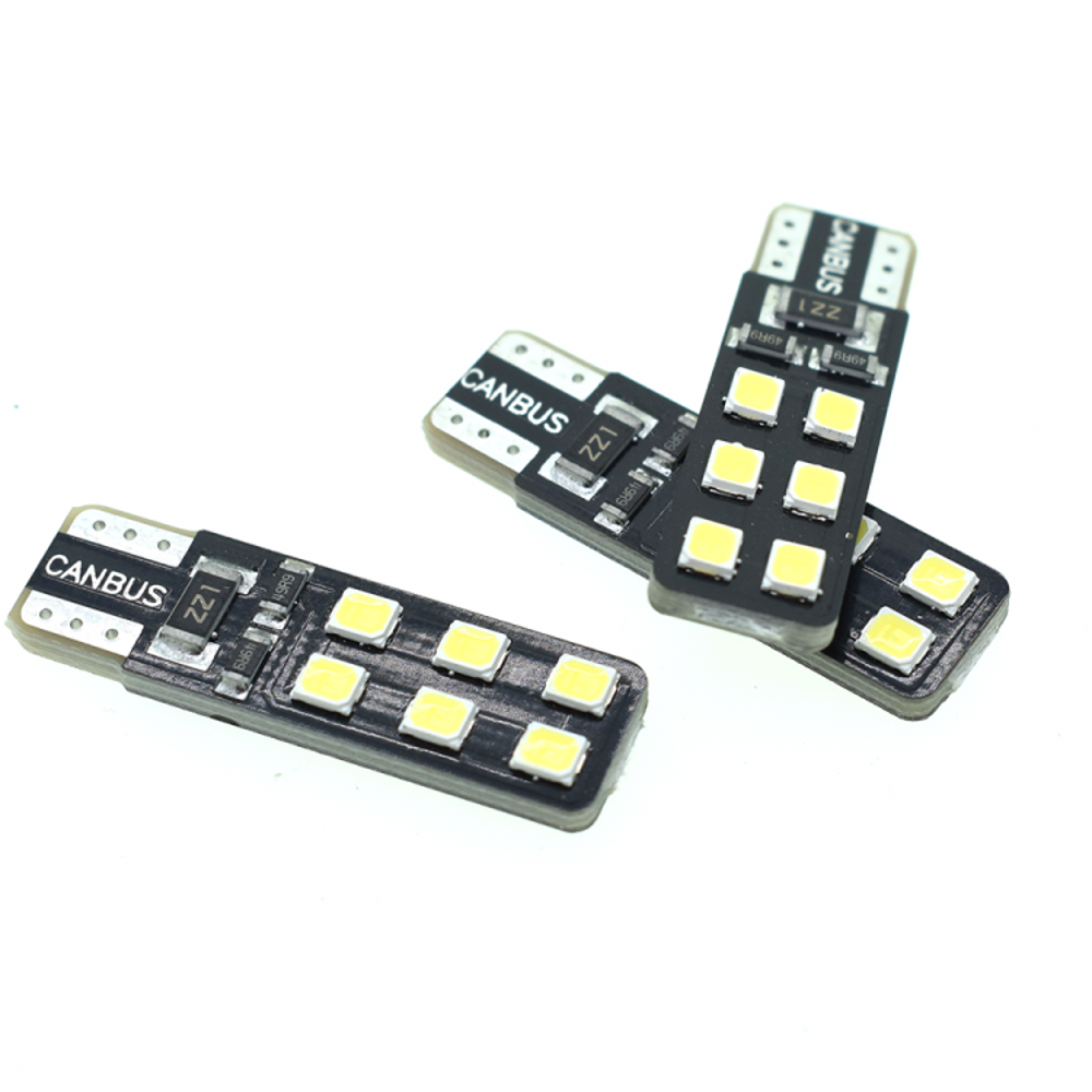 10x T10 LED W5W Canbus Lights 194 for Car Parking Side Light Clearance Lamp