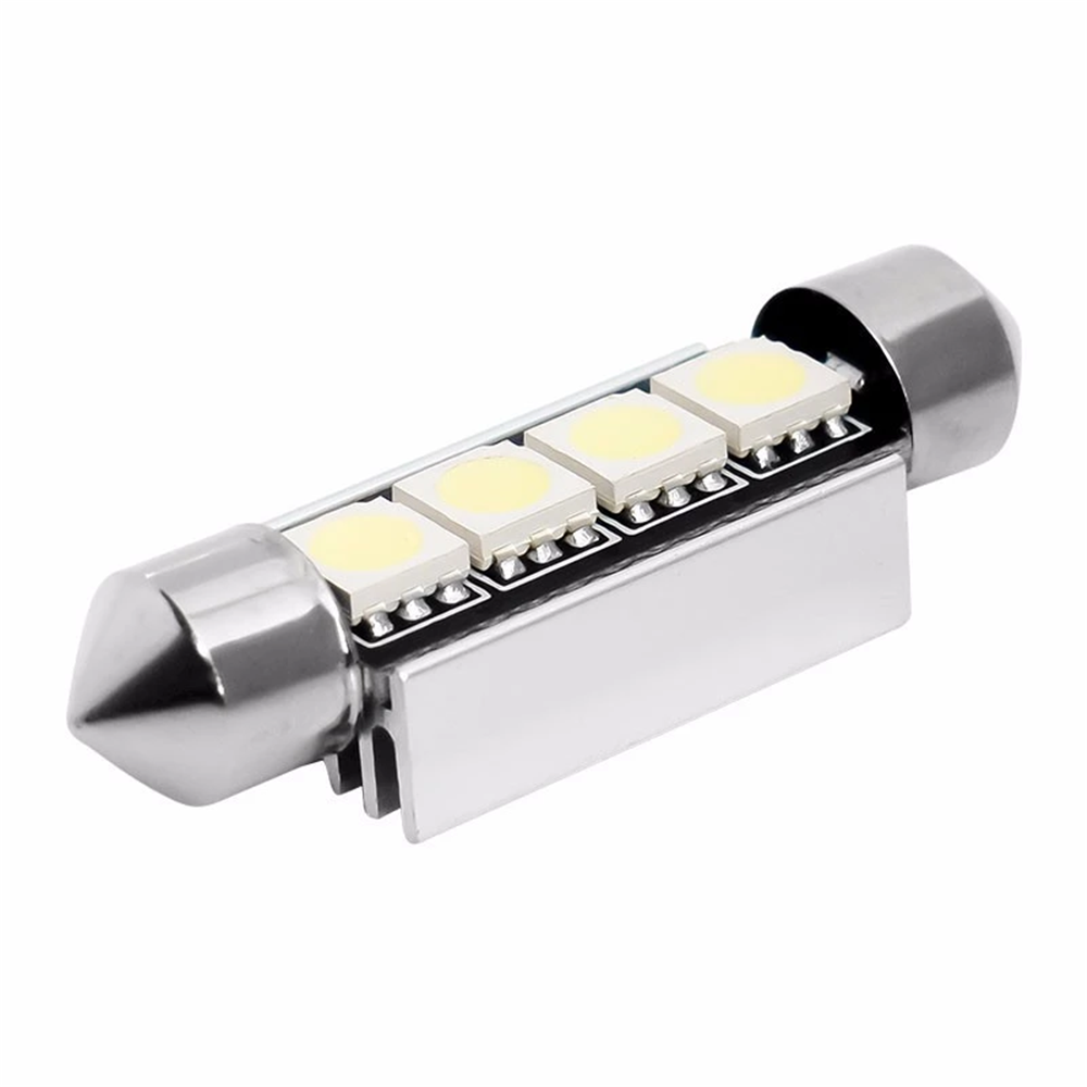 2x CANbus Festoon Light 31mm / 36mm / 39mm / 41mm Led for Car Roof Lamp License Plate Lamp