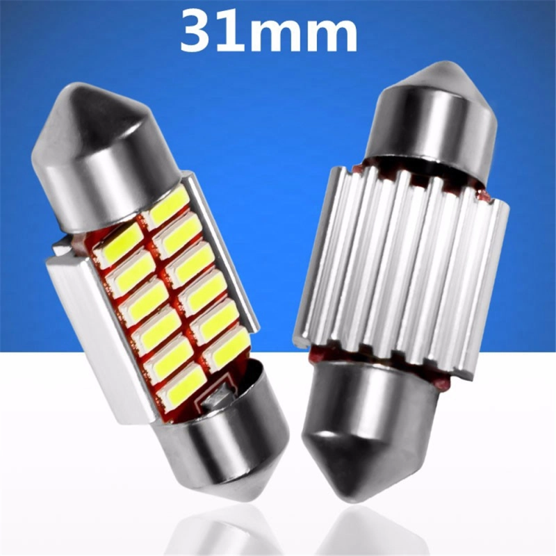 4x 31/36/39/41mm Canbus Festoon LED for Car Map Dome Door Trunk Lights Glove Box Light