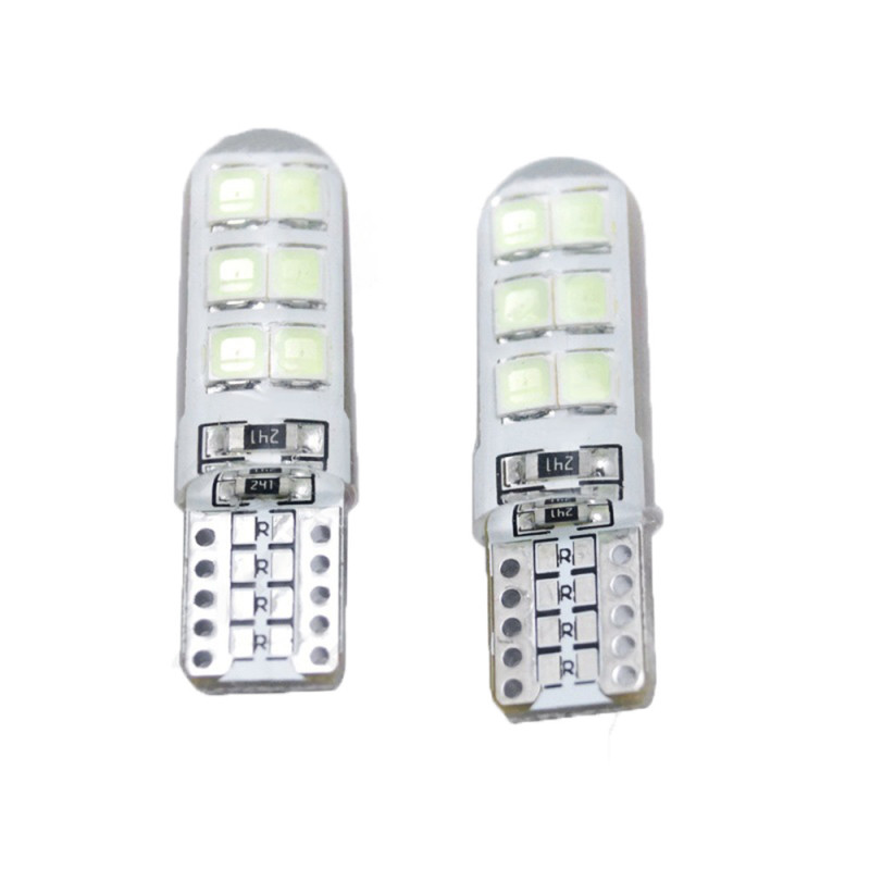 10x T10 LED Car Width Light Auto DC12V Door Lights License Plate Lamp