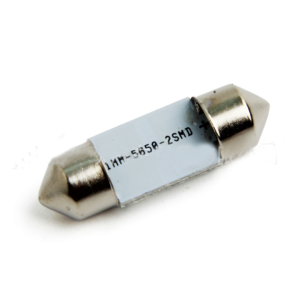 2x 31mm LED de3175 C5W Car Dome Reading Trunk light Registration Number Plate Lights