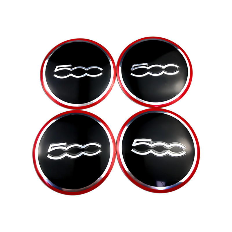 56mm Wheel Hub Cap Badge For FIAT Abarth 500 500L 500C Punto Ducato Bravo Stilo Siena Linea Panda