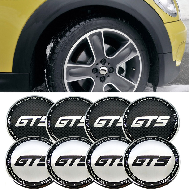 56mm Hub Caps Emblem GT S for Mercedes Benz AMG BMW F10 X5 Subaru Brz Honda Mini Cooper Corvette