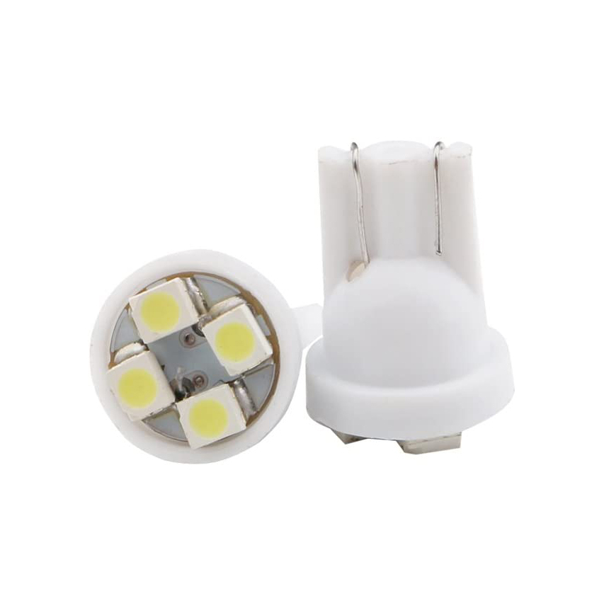 10x T10 Wedge LED Car Light Bulbs W5W Interior Dome Map Reading Lights Dashboard Light 12V