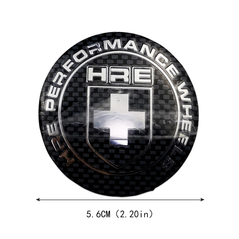 56mm HRE Logo Car Rim Center Hub Caps for Abarth Alfa Romeo Mitsubishi Seat Suzuki Smart Trumpchi