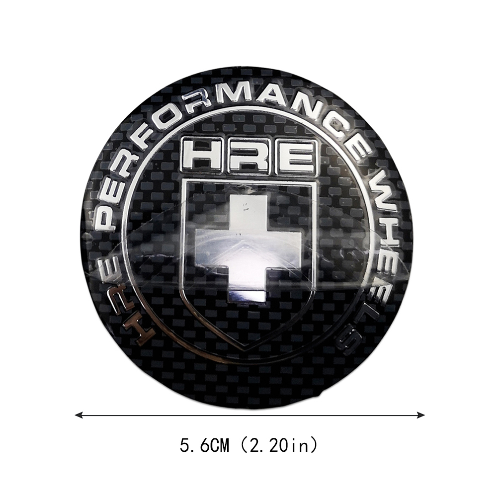 56mm HRE Logo Car Rim Center Hub Caps for Abarth Alfa Romeo Mitsubishi Seat Suzuki Smart Trumpchi