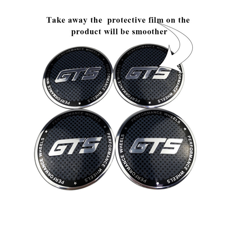 56mm Hub Caps Emblem GT S for Mercedes Benz AMG BMW F10 X5 Subaru Brz Honda Mini Cooper Corvette