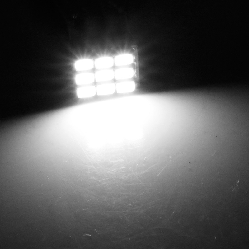 10x T10 W5W Car LED Canbus License Plate Light Instrument Lamp Auto Bulb