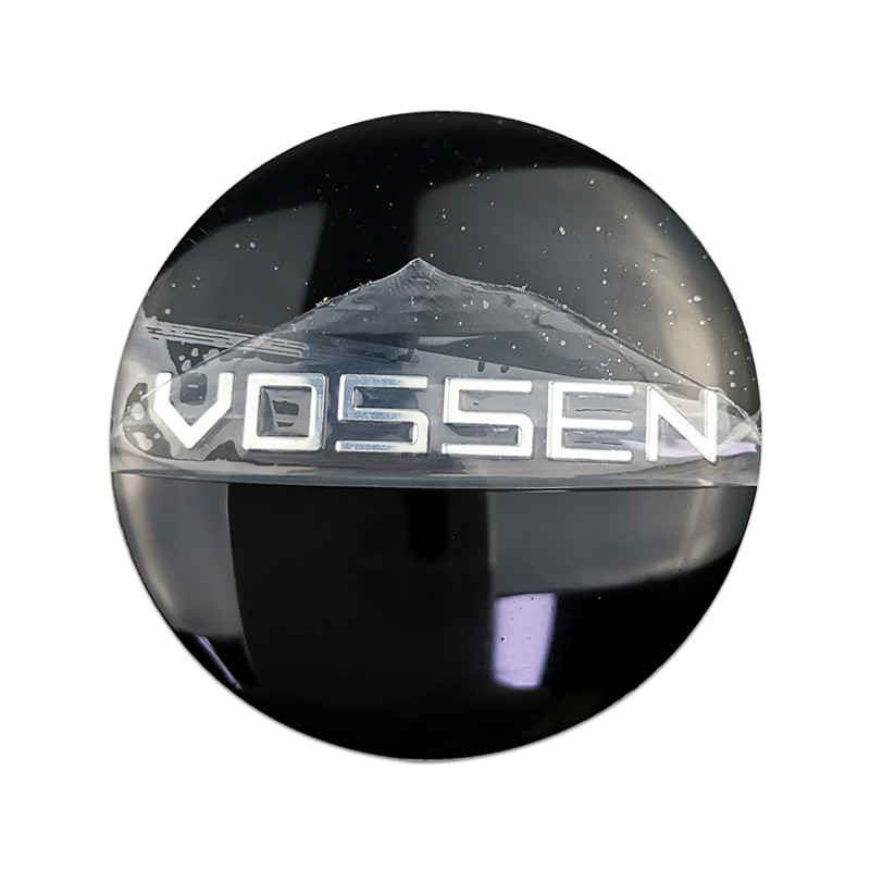 56mm Wheel Hub Caps Vossen Rim Sticker for Volkswagen Honda Audi Mercedes W210 W212 W203 Dodge Charger Lexus