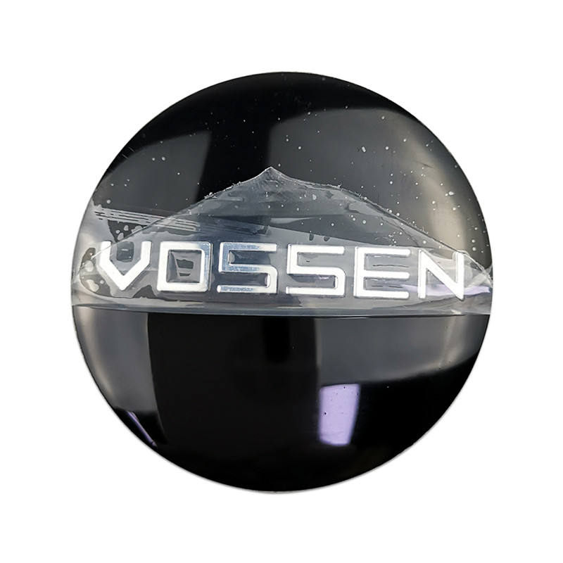 56mm Wheel Hub Caps Vossen Rim Sticker for Volkswagen Honda Audi Mercedes W210 W212 W203 Dodge Charger Lexus