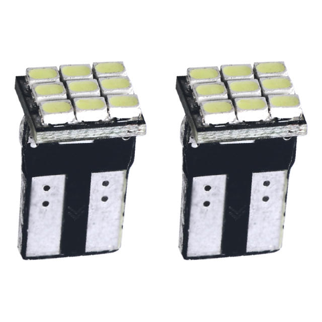 10x T10 W5W Car LED Canbus License Plate Light Instrument Lamp Auto Bulb