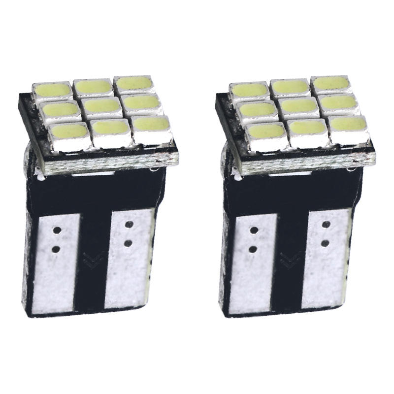 10x T10 W5W Car LED Canbus License Plate Light Instrument Lamp Auto Bulb