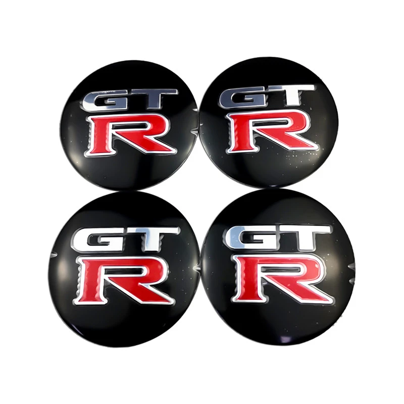 56mm Hub Caps Nismo GTR Emblem For Nissan Juke Note Leaf Qashqai Tiida X-trail Teana Altima Car Accessories Wheel Center Sticker